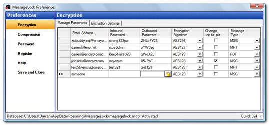 MessageLock email encryption