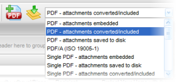 Convert email into .pdf files.