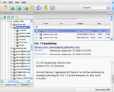 Screen image of MailDex eml converter's main menu