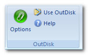 OutDisk FTP for Outlook - click for full size