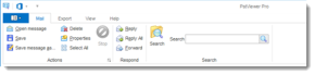 Pst Viewer Pro™ 
barra degli strumenti software, che mostra il campo di ricerca email
